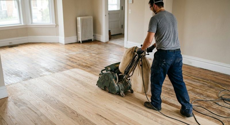 Hickory Floor Refinishing in Olathe, KS